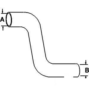 A-SBA310160290 UPPER RADIATOR HOSE      
