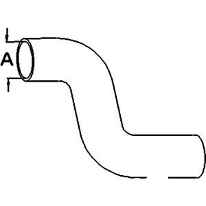 A-SBA310160460 UPPER RADIATOR HOSE      