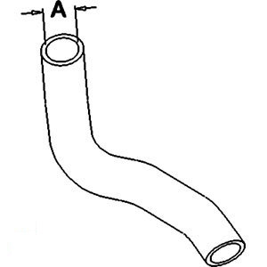 A-SBA310161091 LOWER RADIATOR HOSE      