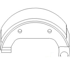A-SBA328100031 BRAKE SHOE               