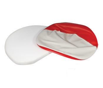 A-SSC350-17 BOTM CUSH W/FOAM RD/WHT  