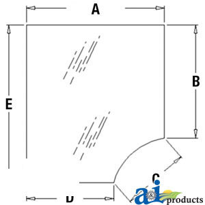 A-T113467 GLASS WINDSHIELD         