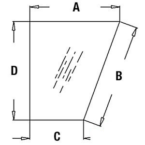 A-T147876 GLASSRH LOWER SIDE WINDO 