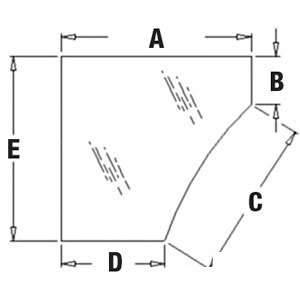 A-T165158 GLASS RH DOOR LOWER      