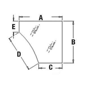A-T165336 GLASS LH DOOR LOWER      