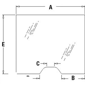 A-T191071 GLASS WINDSHIELD UPPER   