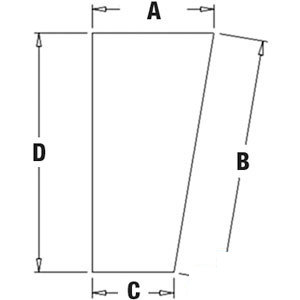 A-T191072 GLASS WINDSHIELD LOWER   