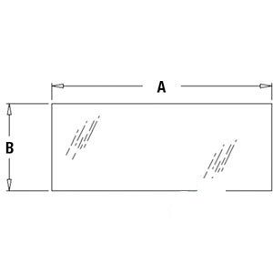 A-T201953 GLASS REAR LOWER         