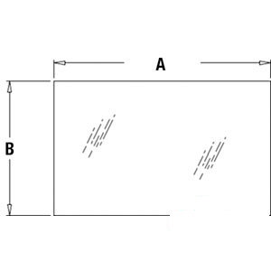A-T242700 GLASS REAR UPPER         