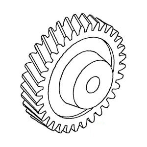 John Deere EXCAVATOR GEAR-OIL-PUMP-DRIVE 