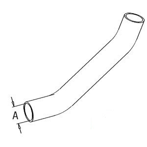 John Deere TRACTOR RADIATOR-HOSE-TOP 