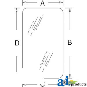 A-T30859 GLASS (LH/RH) DOOR       