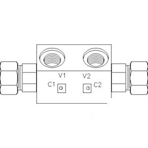 A-VFD3014 DOUBLE PILOT CHECK VLV.  