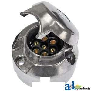 A-VLC2105 7 PIN SOCKET - METAL     