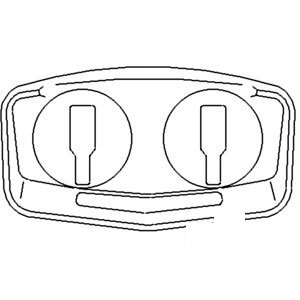 A-506262M1 HEAD LIGHT HSG           