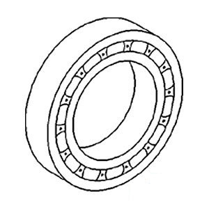 John Deere TRACTOR BEARING-DIFF-PINON 