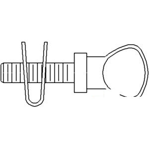 A-D4NN8N213A GRILLE KNOB & NUT        