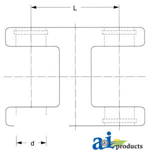 A-352800 IMP. YOKE DOUBLE         