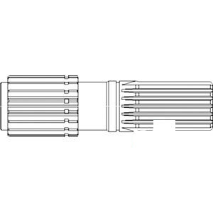 A-ZP0769126312 SHAFT SUN GEAR           