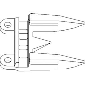 A-H229537 GUARD KNIFE; BLUNT POINT 