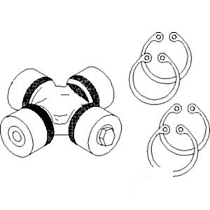 A-RE23191 CROSS & BEARING KIT      