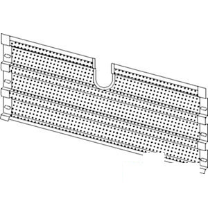 A-SBA378105610 SCREEN LH; BLACK         