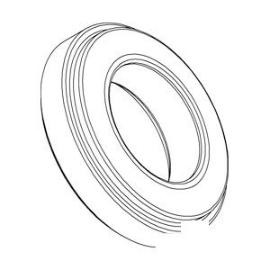 A-SBA398560110 BEARING THROW OUT        